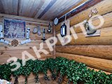 Деревенская баня на дровах